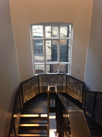 Le très bel escalier chez Royal Copenhagen