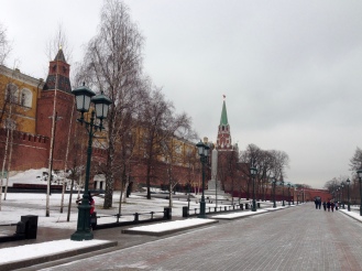 Vue sur le Kremlin depuis le jardin Alexandre